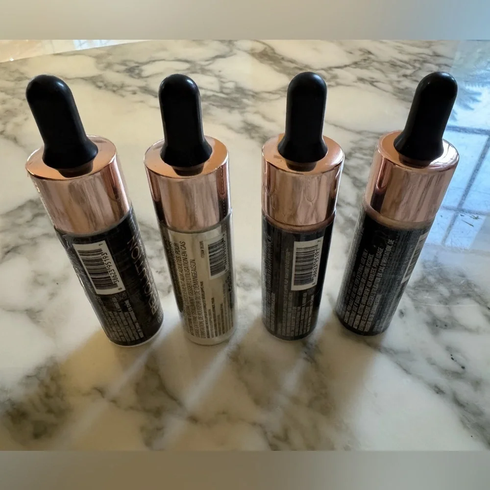 NEW! Makeup Revolution Highlighter Bundle Full Size Set 4 Vegan & Cruelty-Free